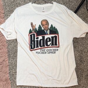 Jerzees White Graphic Men's Tee